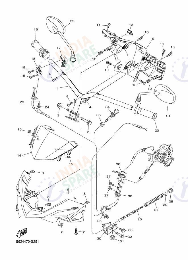 STEERING HANDLE & CABLE